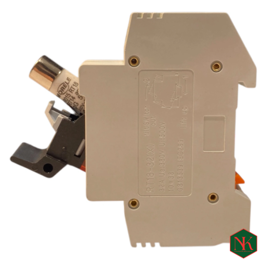 Cầu chì Fuse base RT18-32X điện áp 690V, hiệu Morele 