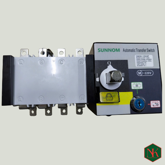 ​​​​​​​THIẾT BỊ CHUYỂN NGUỒN TỰ ĐỘNG 4 PHA SNQ5-1254P 400V 4P 125A ATS
